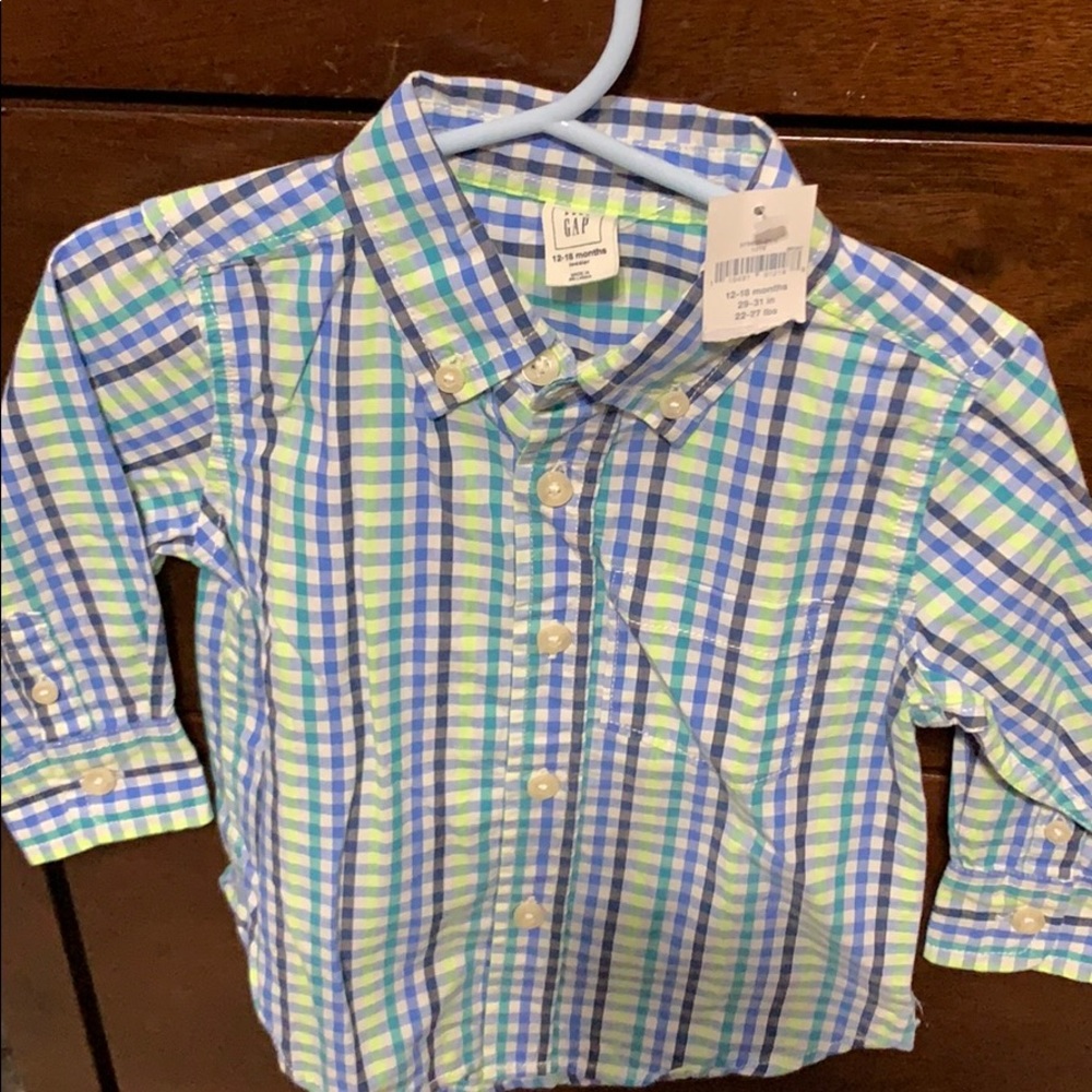 Baby Gap Long Sleeve Button up